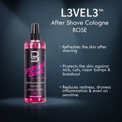 L3 Level 3 aftershave spray mist delivering refreshing, non-irritating quick-dry application