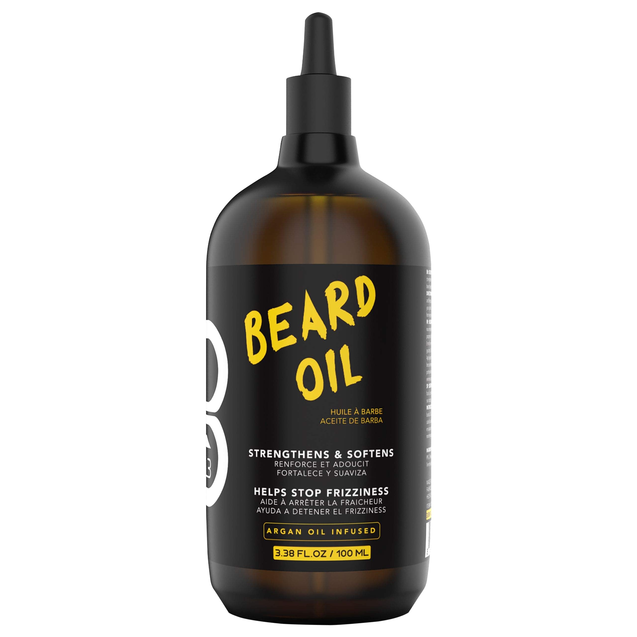 L3 Level 3 Beard Oil bottle highlights premium formula for healthier, moisturized beard.