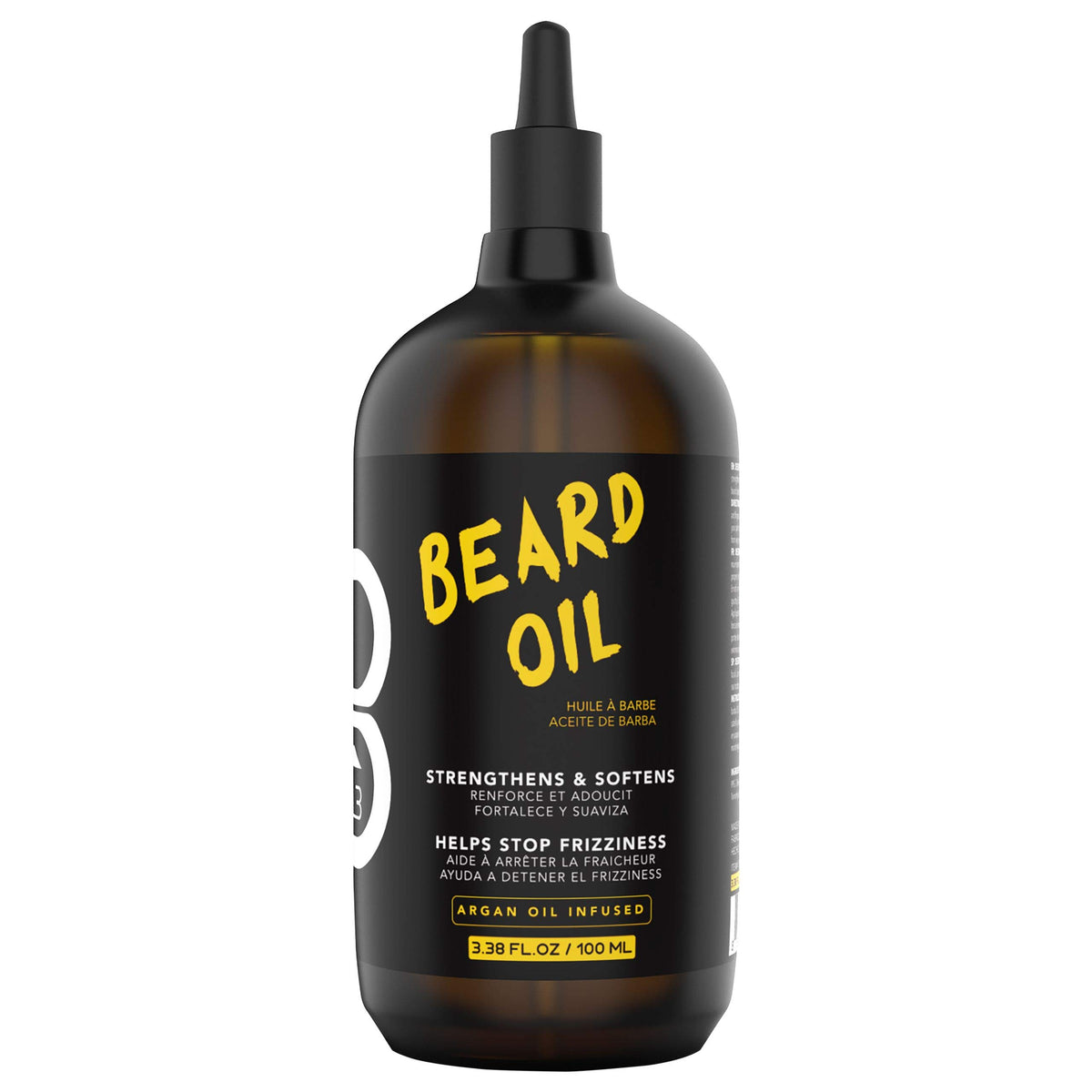 L3 Level 3 Beard Oil bottle highlights premium formula for healthier, moisturized beard.