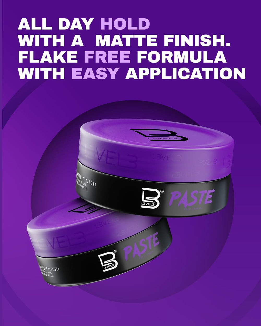 L3 Nivel 3 Paste: aumenta el volumen y la fuerza para peinados.