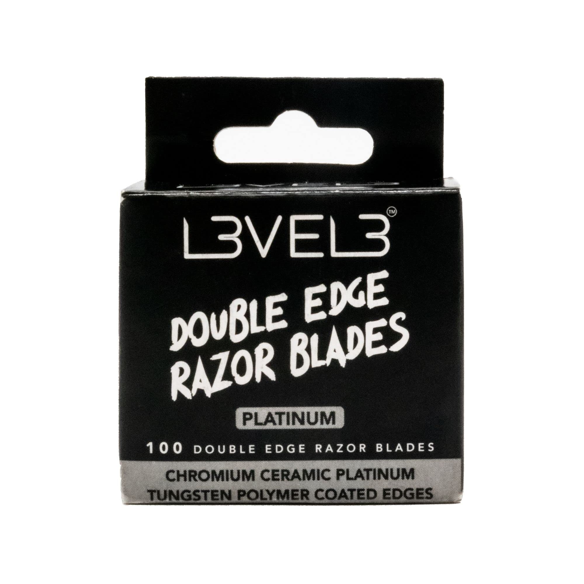 L3 platinum-coated double-edge blade delivers precise shaving for daily use.