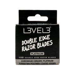 L3 platinum-coated double-edge blade delivers precise shaving for daily use.