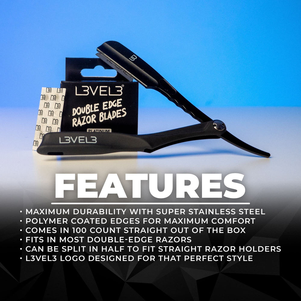 PTFE-coated steel blade detail for corrosion resistance and smooth glide.