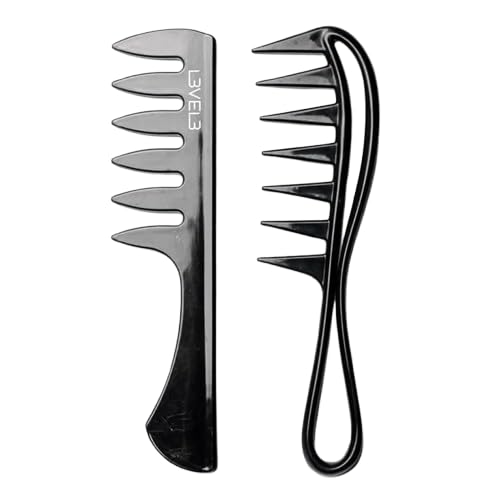 L3 Styling Comb Set durable resin stands up to daily use.