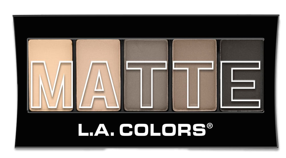 L.A. COLORS Nude Suede: muestras de sombras mate para transiciones suaves