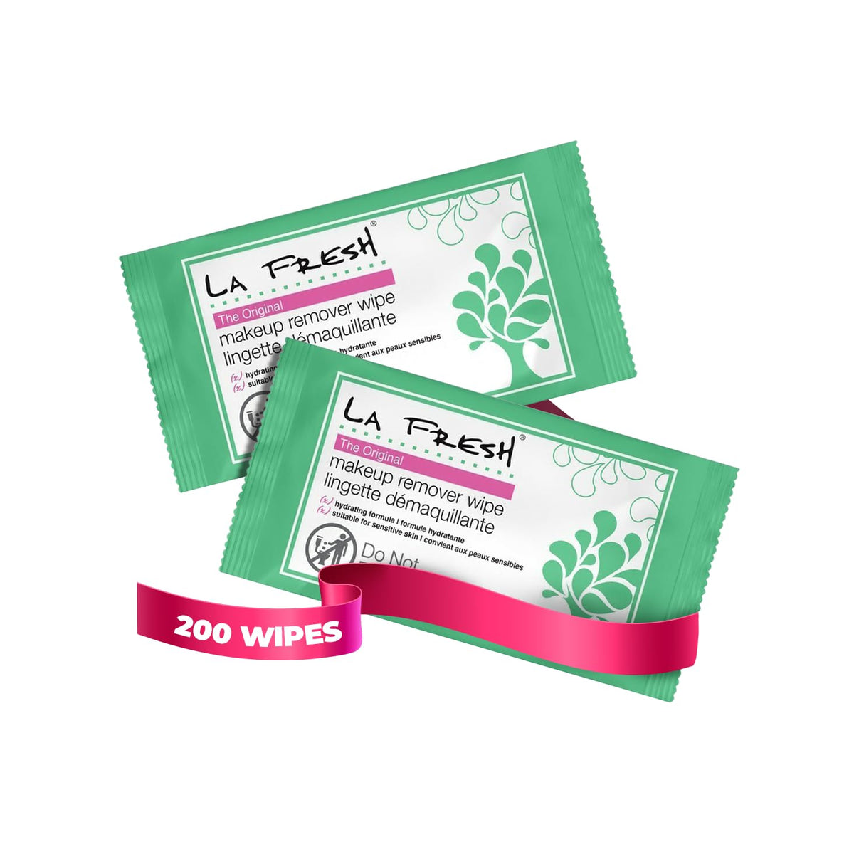 La Fresh makeup remover wipes for face, eyes, and lips dissolve makeup gently with vitamin E.
