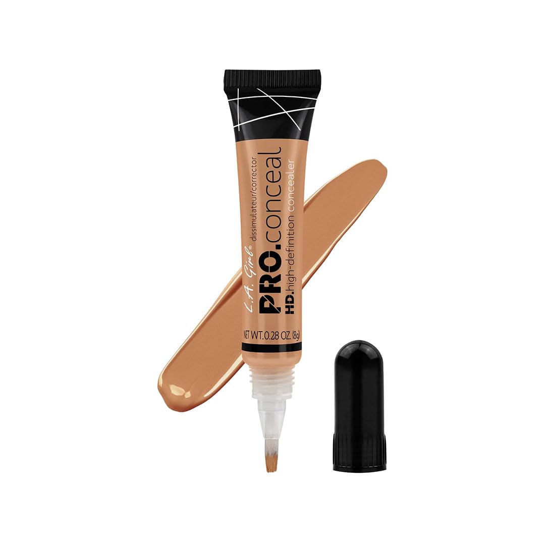 L.A. Girl HD Pro.Conceal brush-tip applicator for precise Pure Beige GC976 coverage