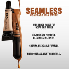 L.A. Girl HD Pro.Conceal creamy texture blends for natural under-eye finish