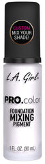 L.A. Girl PRO.color Mixing Pigment blanco para ajustar tono de base