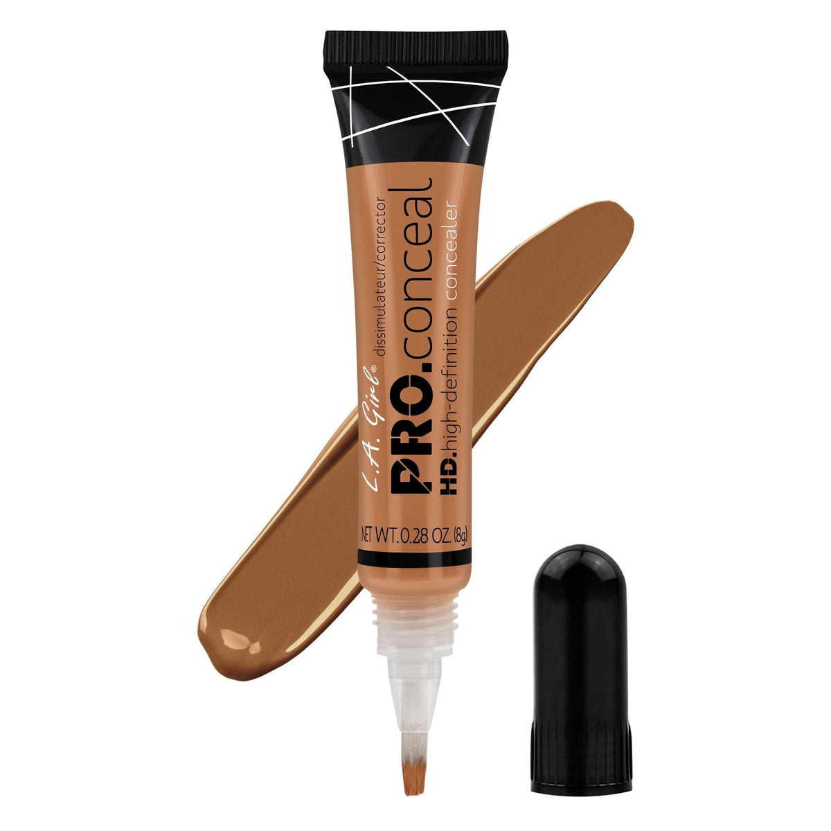 L.A. Girl Pro Concealer Toffee bottle with brush-tip for precise coverage