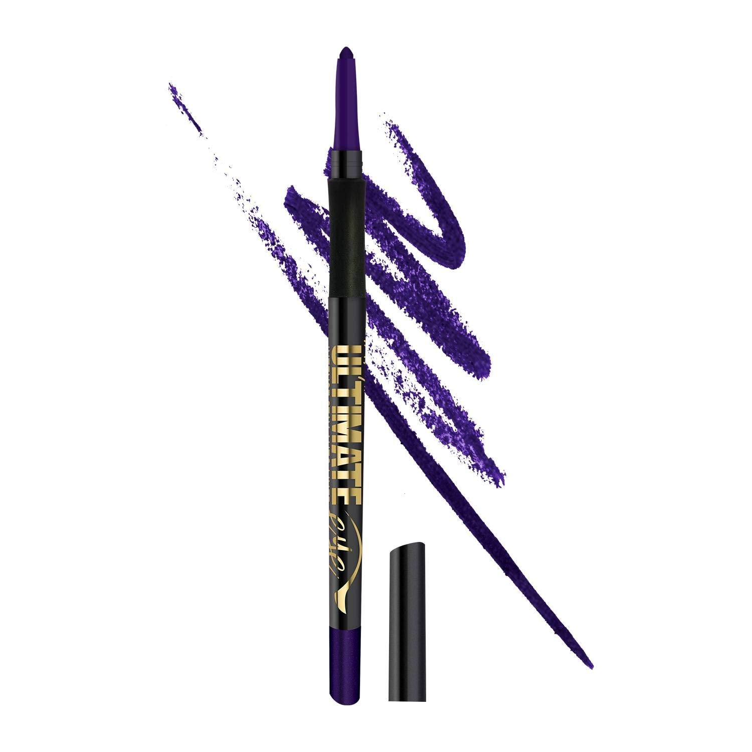 L.A. Girl Ultimate Intense Stay Auto Eyeliner Perpetual Purple swatch showing bold pigment