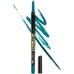 L.A. Girl Ultimate Intense Stay Auto Eyeliner Totally Teal GP326 swatch for bold color payoff.