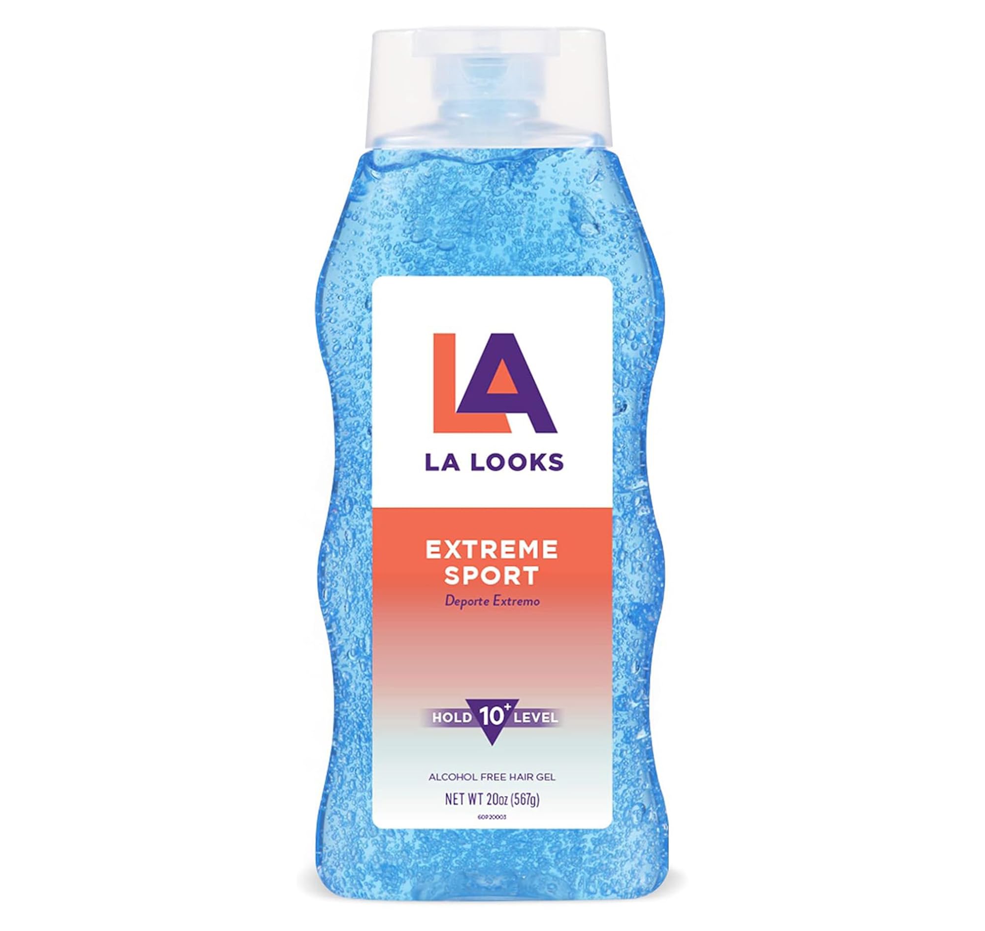 LA Looks Extreme Sport Gel 20oz bottle provides all-day hold for workouts