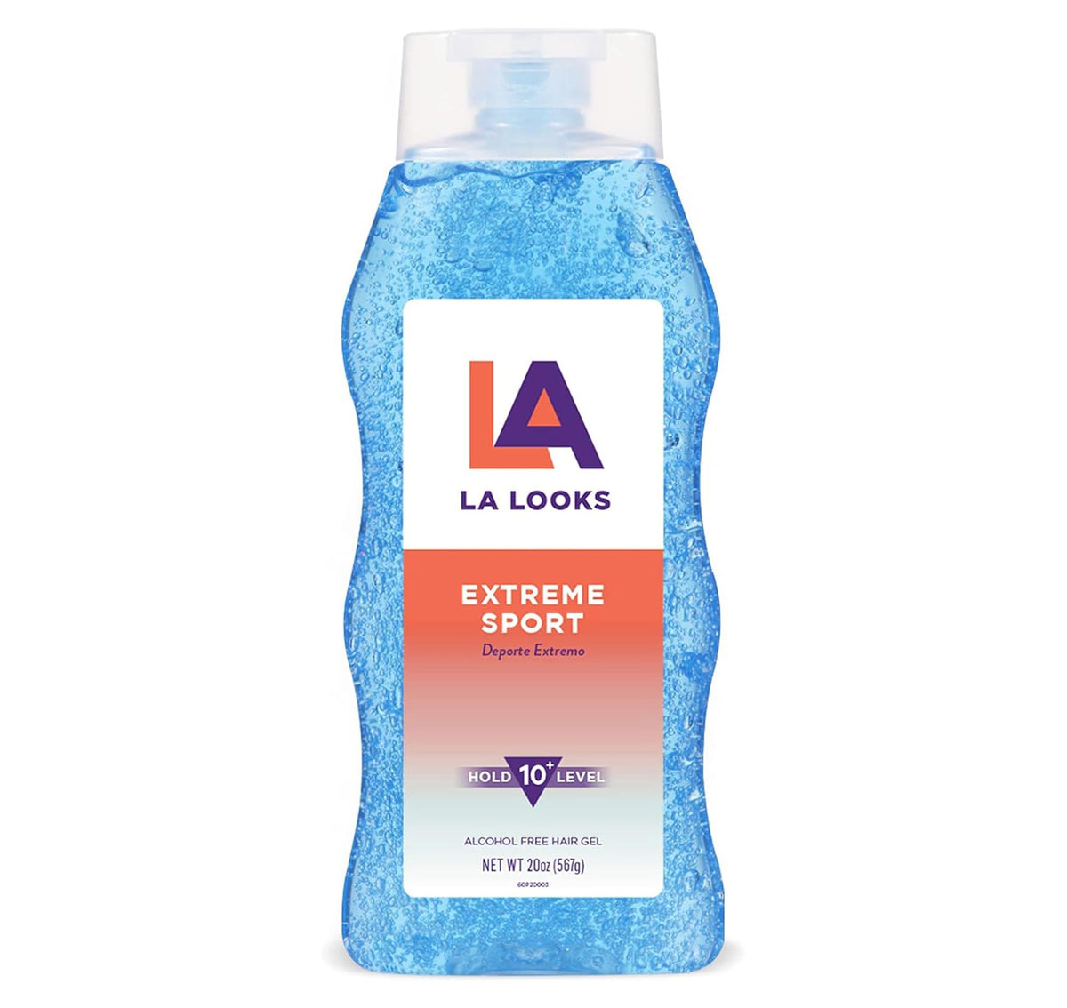 LA Looks Extreme Sport Gel 20oz bottle provides all-day hold for workouts