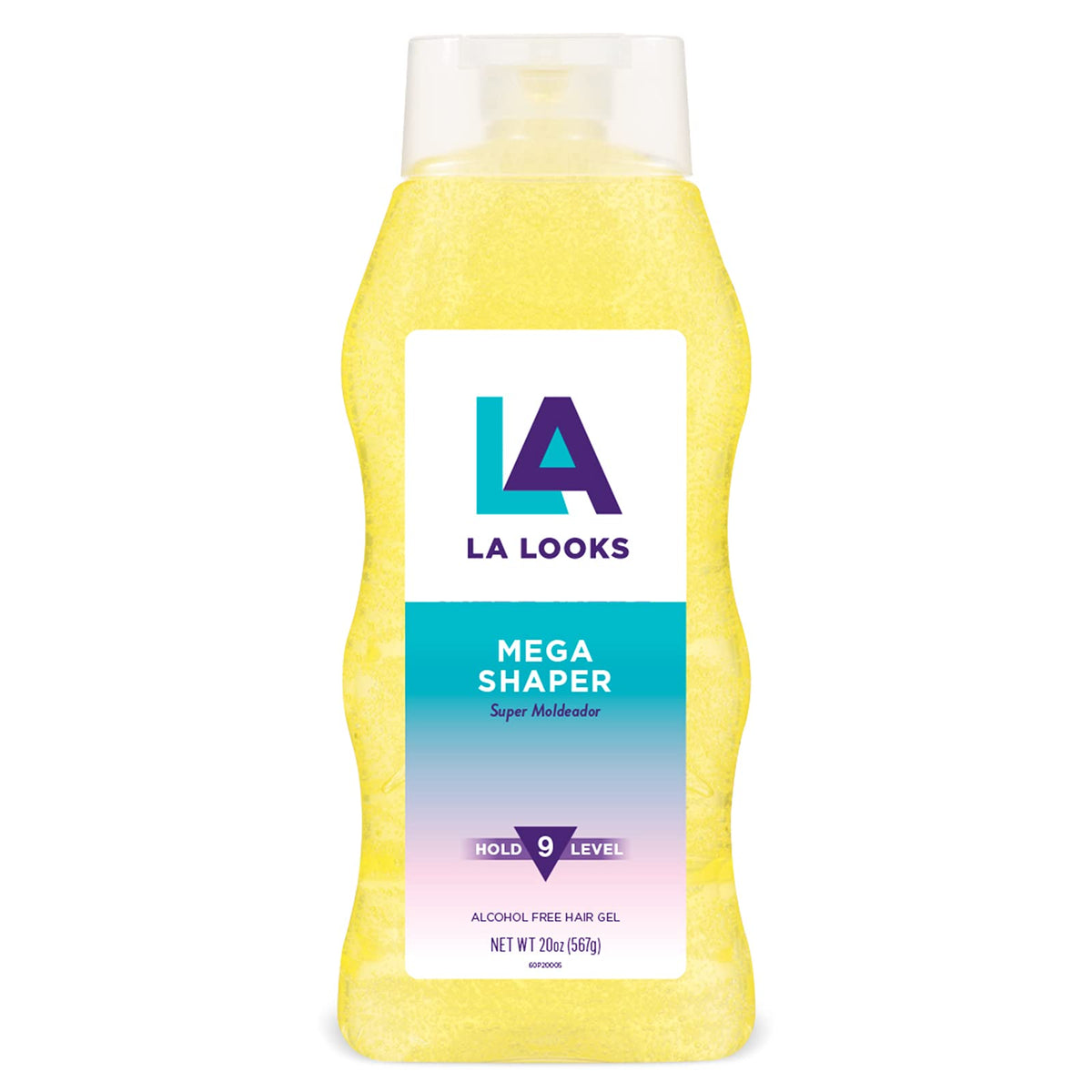 L.A. Looks Mega Shaper 9 Hold bottle front view for strong, non-sticky control