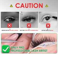 La Maesii Lash Cluster Glue applicator tips displayed for efficient professional application.