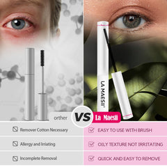 La Maesii Lash Remover oil-based texture protects natural lashes
