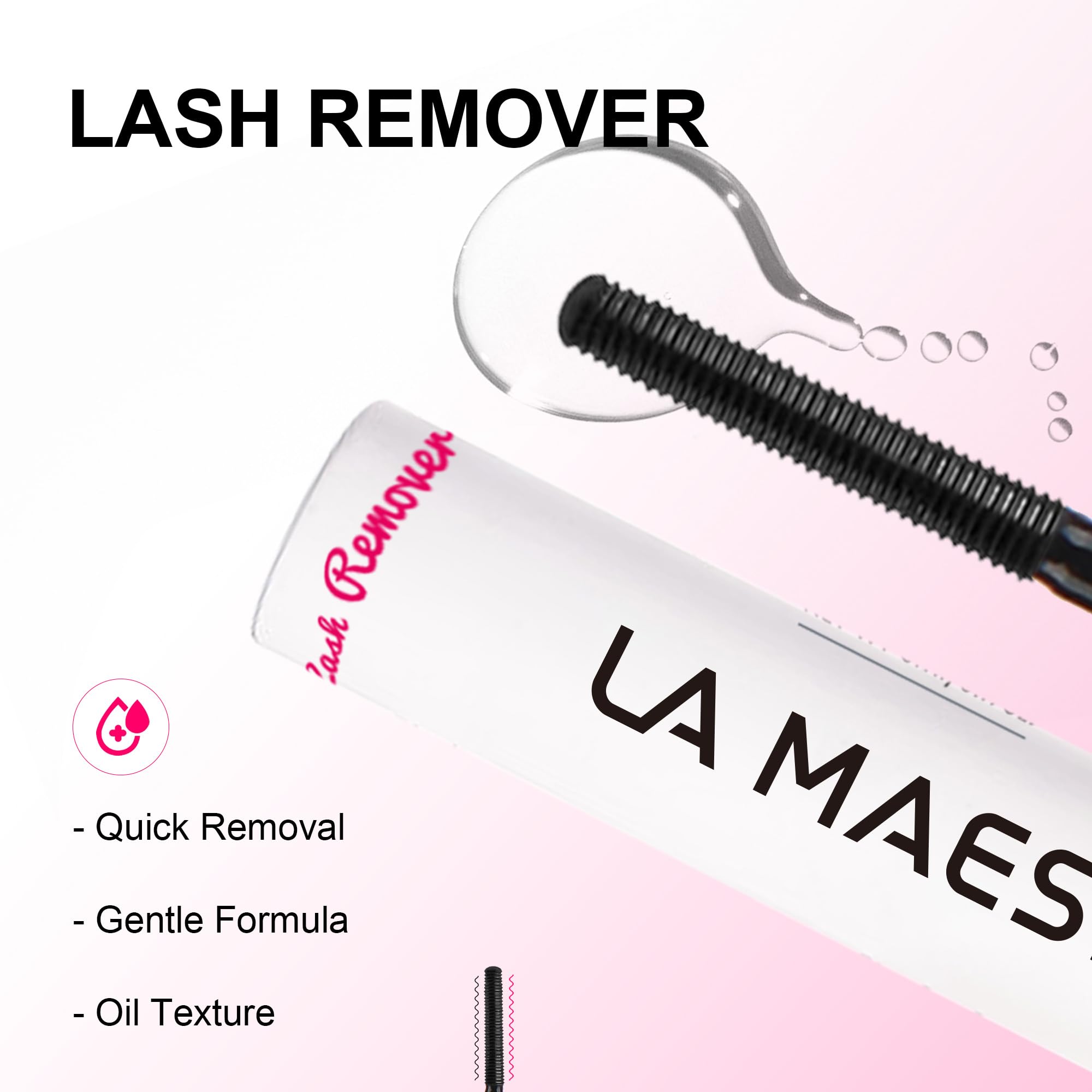 La Maesii Waterproof lash glue protects against sweat and water.