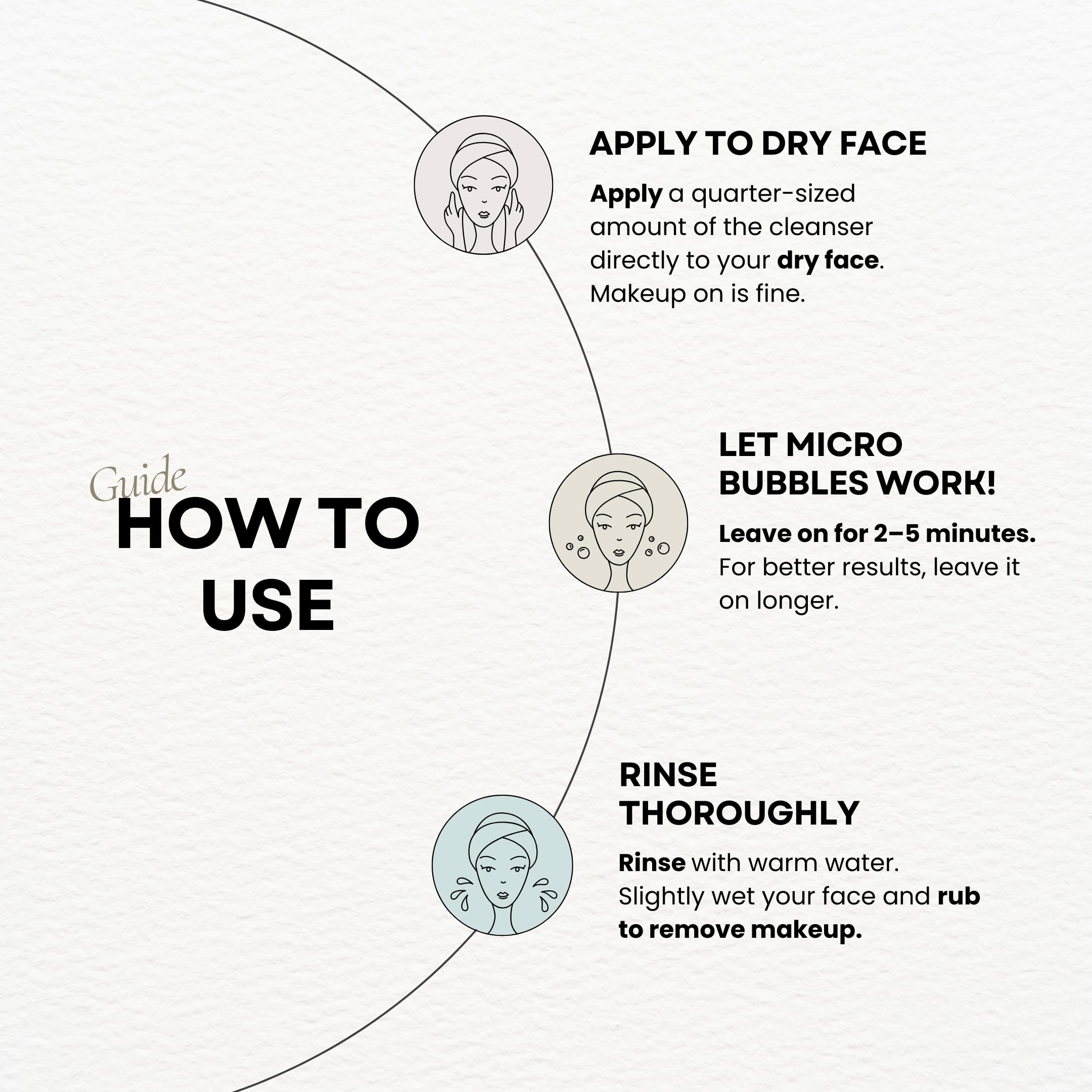 La Noubelle MPC Bubble Cleanser features exfoliating particles for gentle renewal.