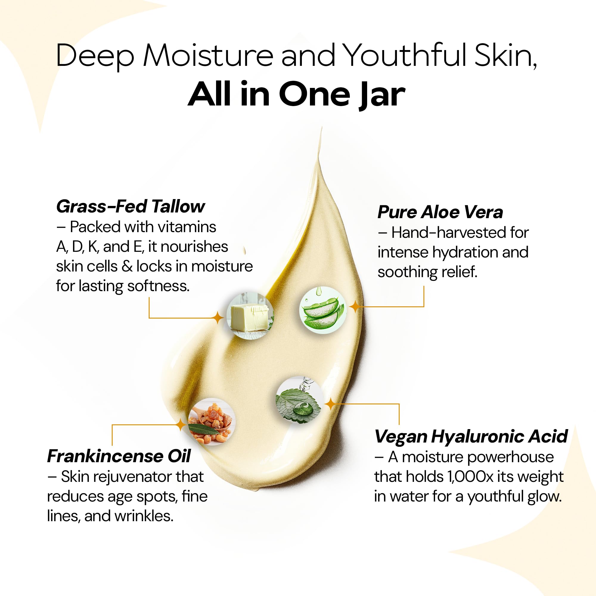 LA PURE Hyaluronic Acid boost in cream supports elasticity and plumpness