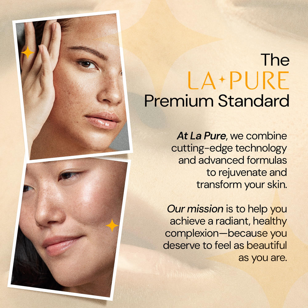 LA PURE Raw honey inclusion adding gentle protection to the skin