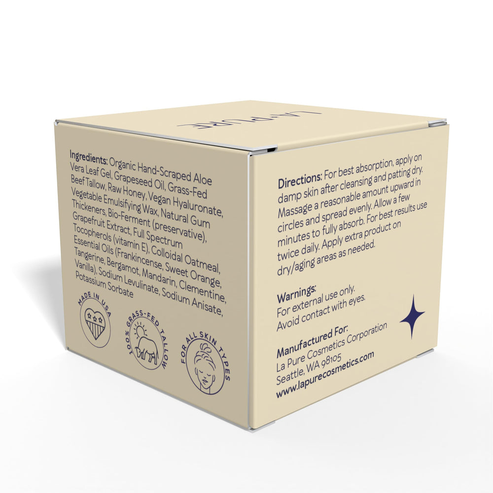 LA PURE Made in USA small-batch packaging highlights quality craftsmanship