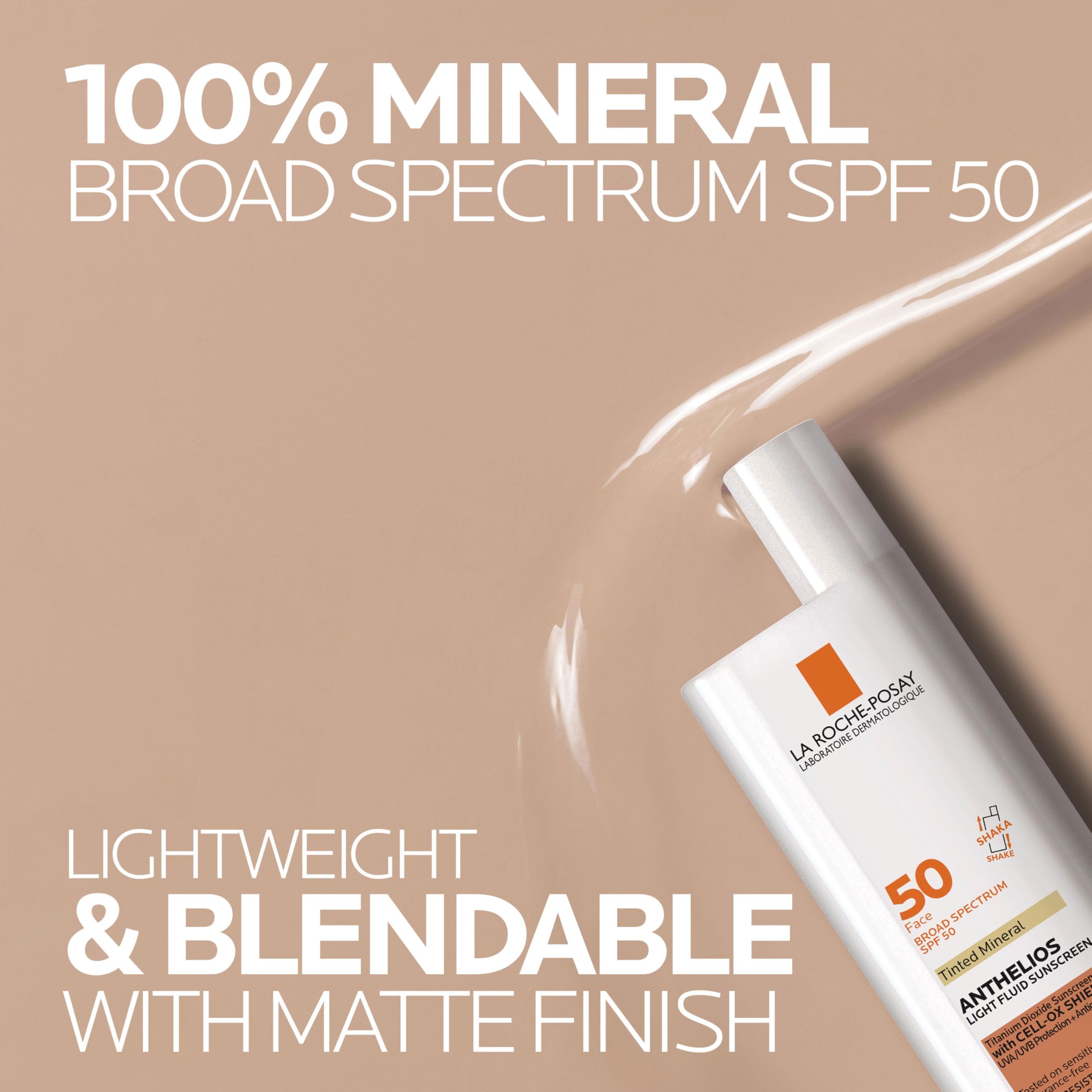 Close-up of fast-absorbing matte finish on skin