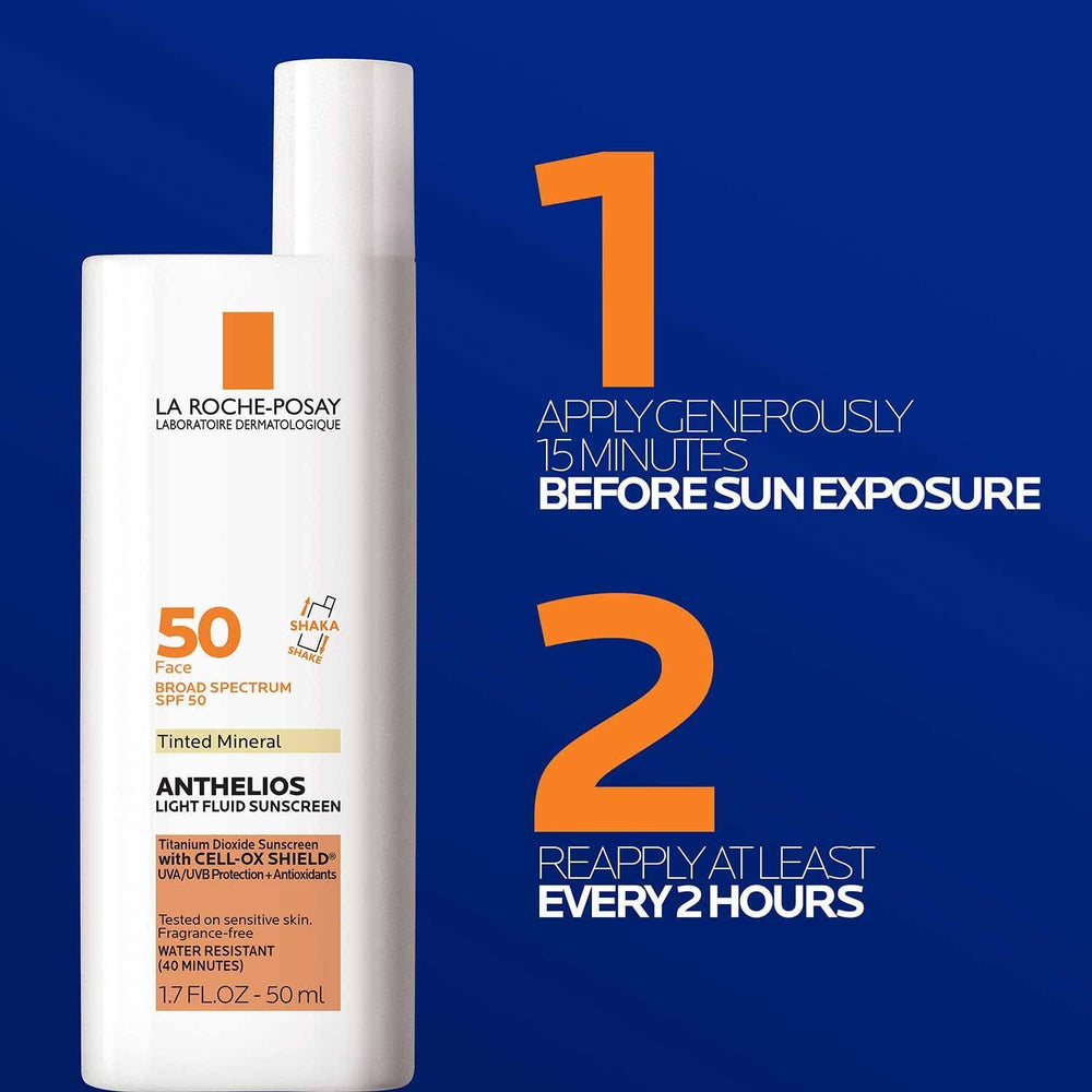 Family use scenario with Anthelios tinted sunscreen