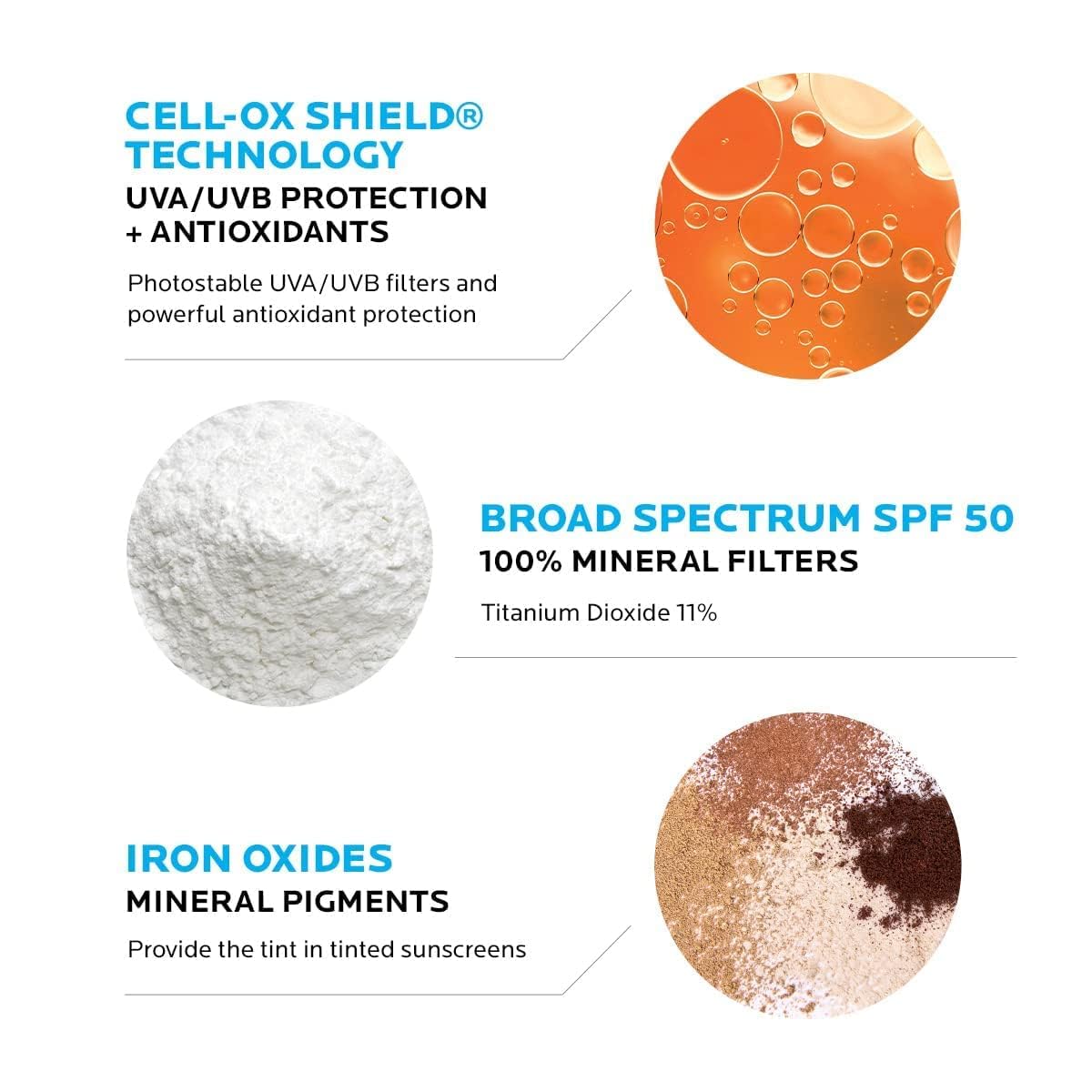 Travel-friendly 50 ml Anthelios tinted sunscreen packaging by La Roche-Posay