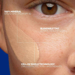 La Roche-Posay sunscreen worn under makeup as a breathable base