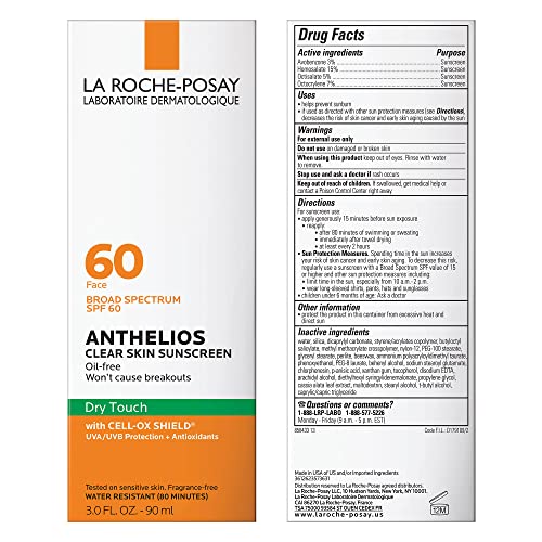 La Roche-Posay Anthelios Clear Skin sunscreen pump provides easy, precise application.