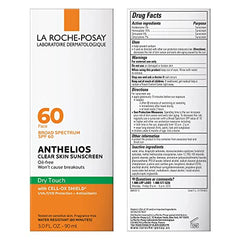 La Roche-Posay Anthelios Clear Skin sunscreen pump provides easy, precise application.