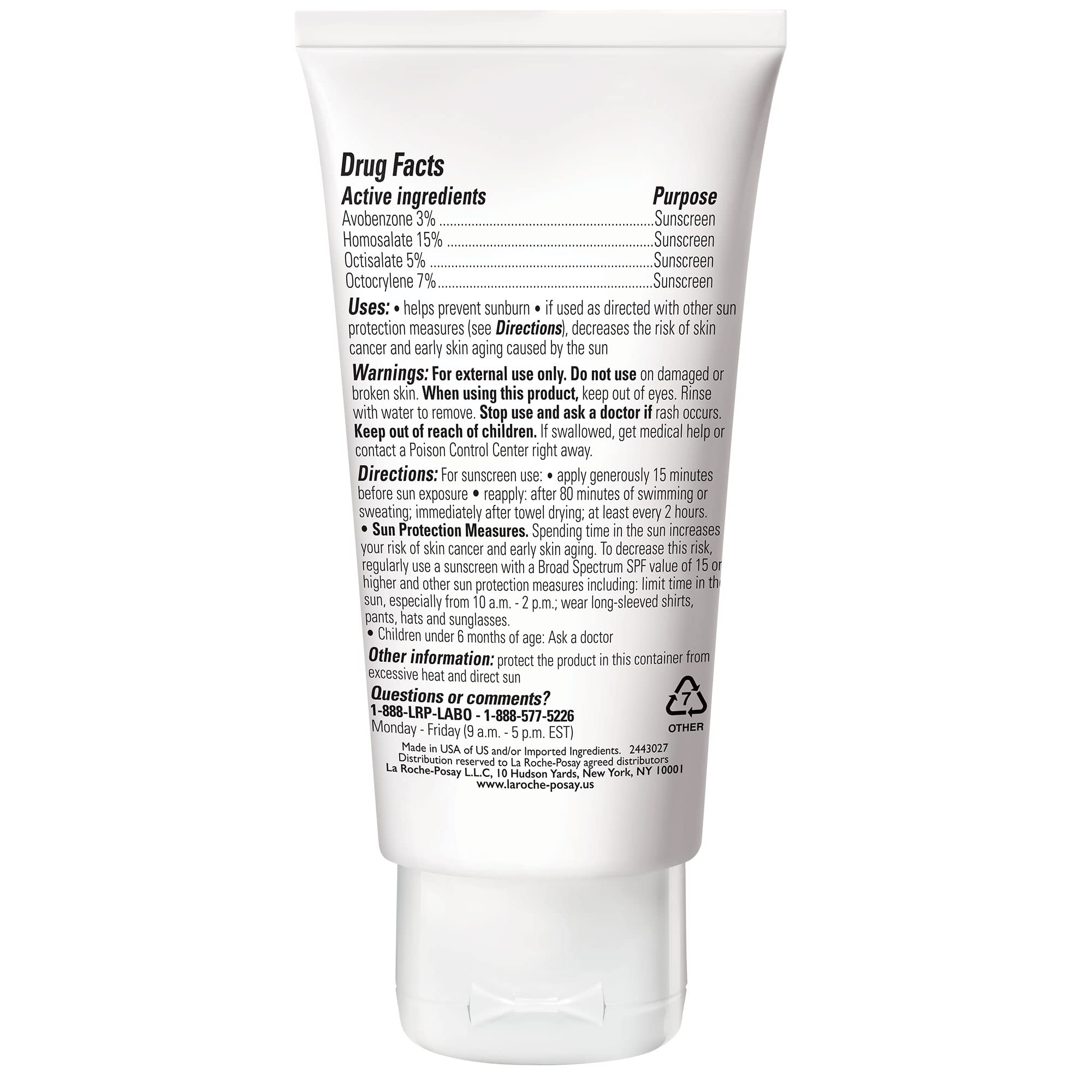 La Roche-Posay Anthelios, probado dermatológicamente para uso diario.