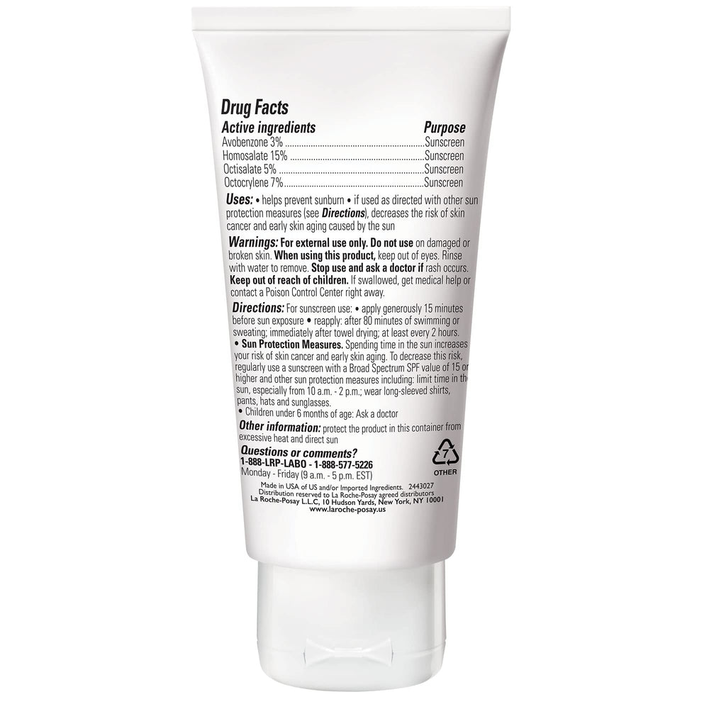 La Roche-Posay Anthelios, probado dermatológicamente para uso diario.