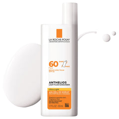 La Roche-Posay Anthelios Light Fluid SPF 60 bottle for daily protection.