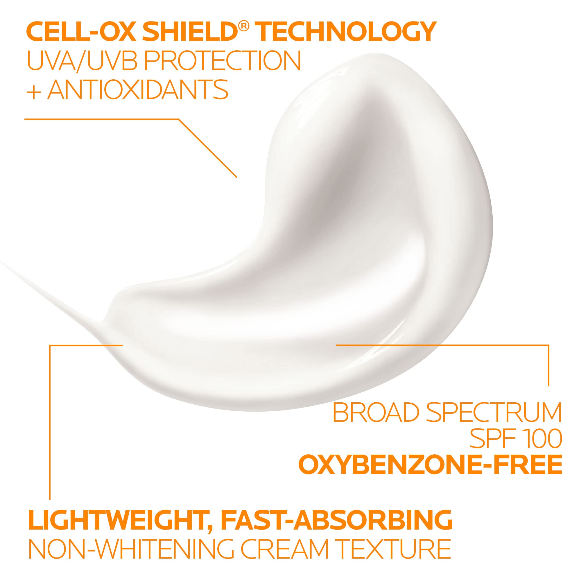La Roche-Posay Anthelios Melt-In Milk SPF 100 suitable for face and body use.