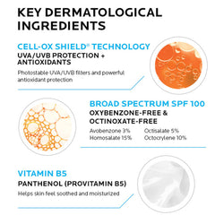 Fragrance-free and oil-free formula visible on skin with no white cast.