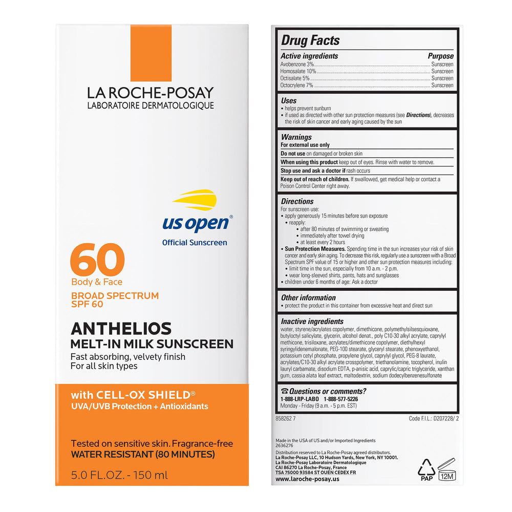 Packaging highlighting antioxidants and Cell-OX Shield technology.