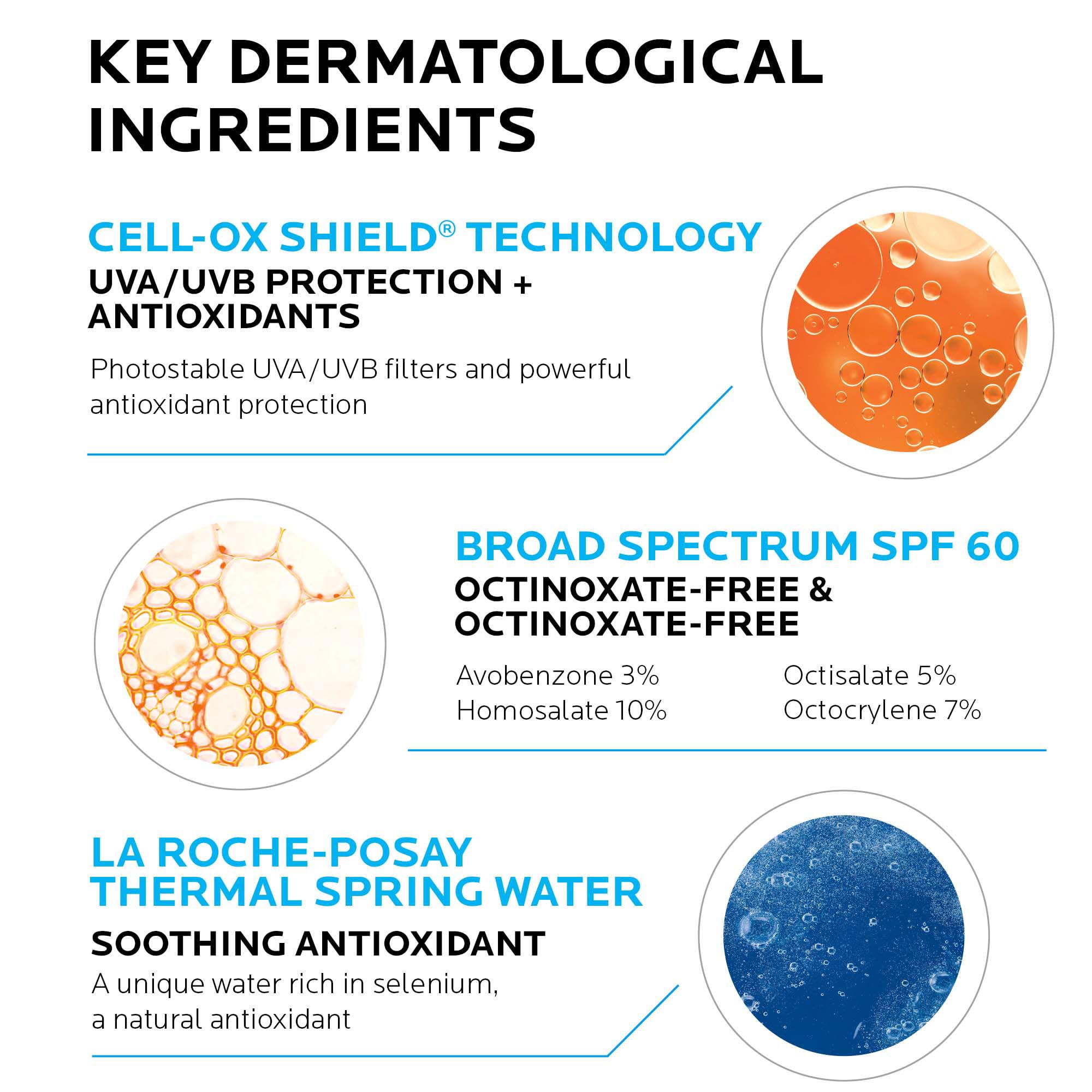 La Roche-Posay sunscreen at the beach showing water resistance.