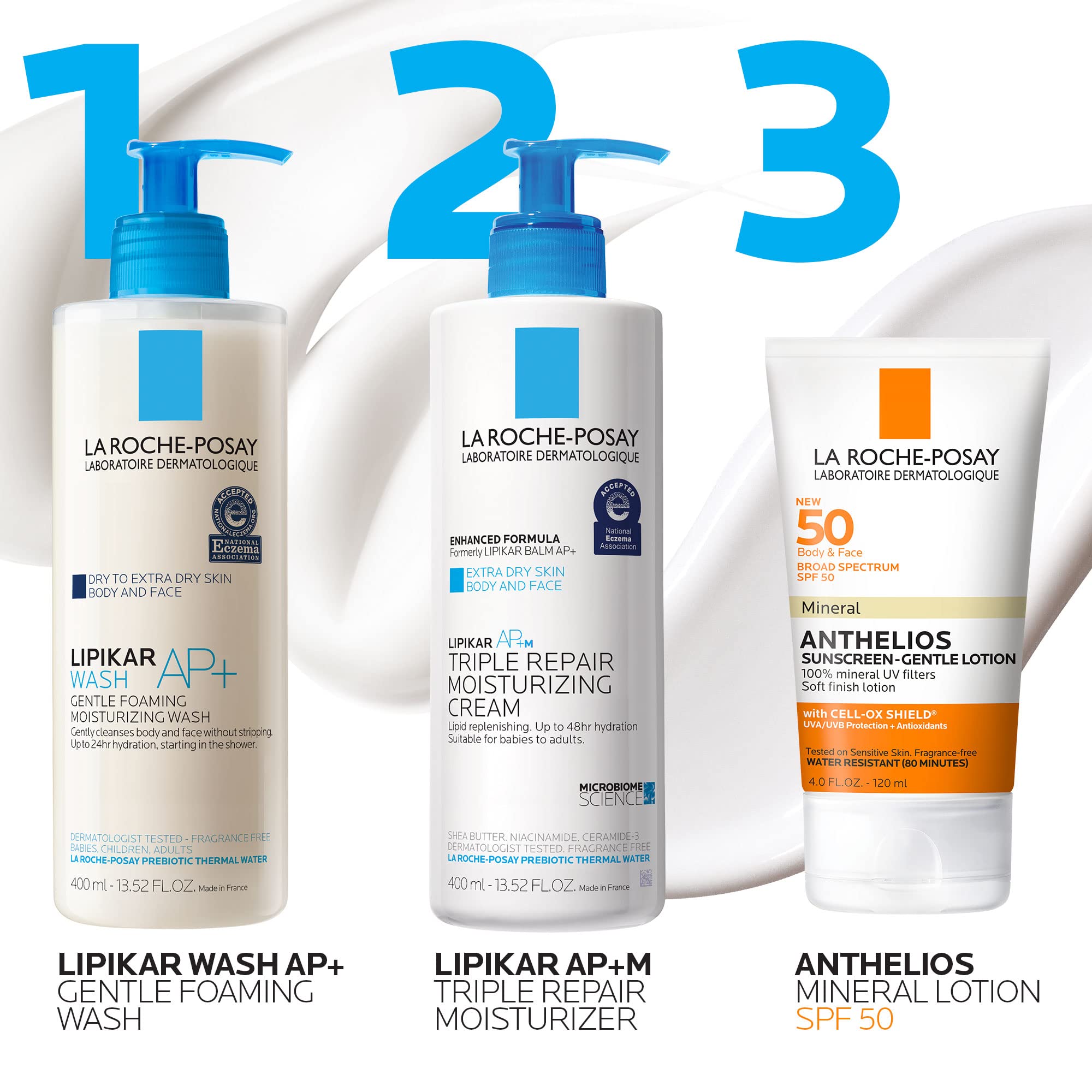 La Roche-Posay Anthelios fragrance-free formula packaging.