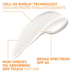 La Roche-Posay Anthelios, SPF 60, resistencia al agua hasta 80 minutos.