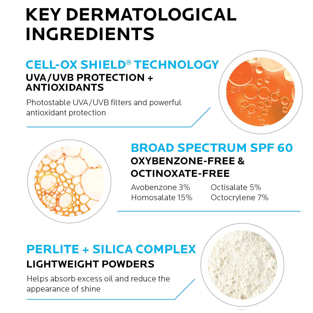 La Roche-Posay Anthelios, libre de oxybenzone y octinoxato, ideal para piel sensible.