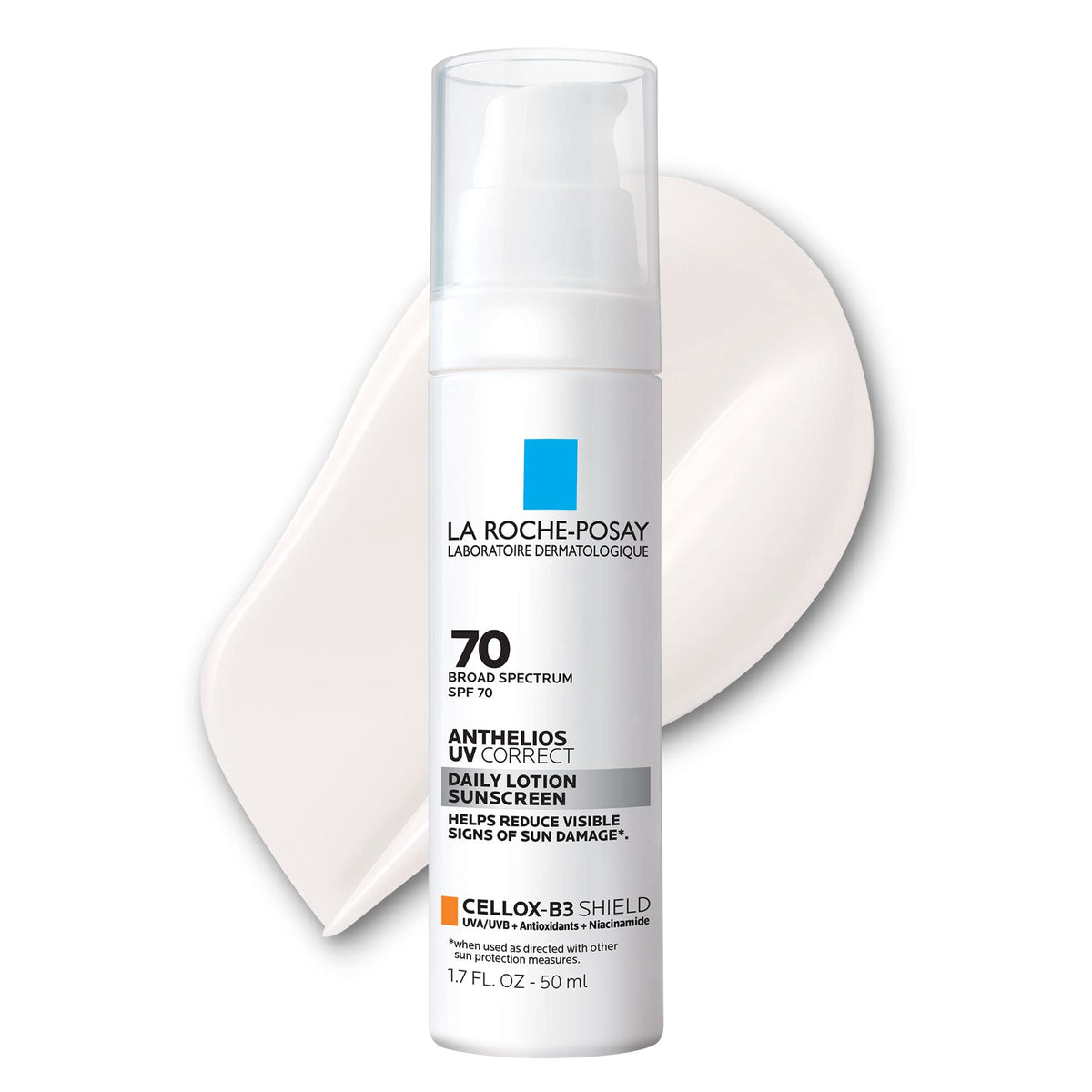 La Roche-Posay Anthelios UV Correct bottle with SPF 70 for sensitive skin