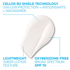 Texture swirl demonstrating sheer, non-white finish blends into skin