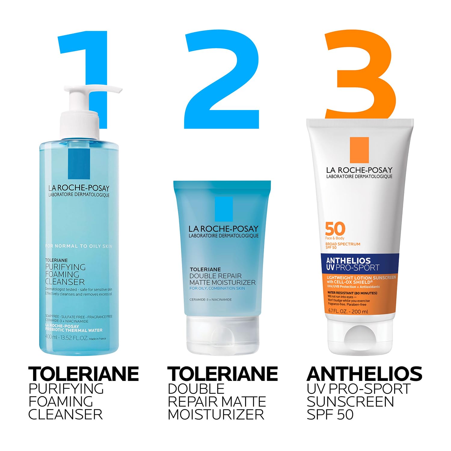 Cell-OX Shield technology in Anthelios Pro-Sport provides UVA/UVB protection.