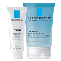 La Roche-Posay Double Repair Matte Moisturizer bottle for oil-free hydration.