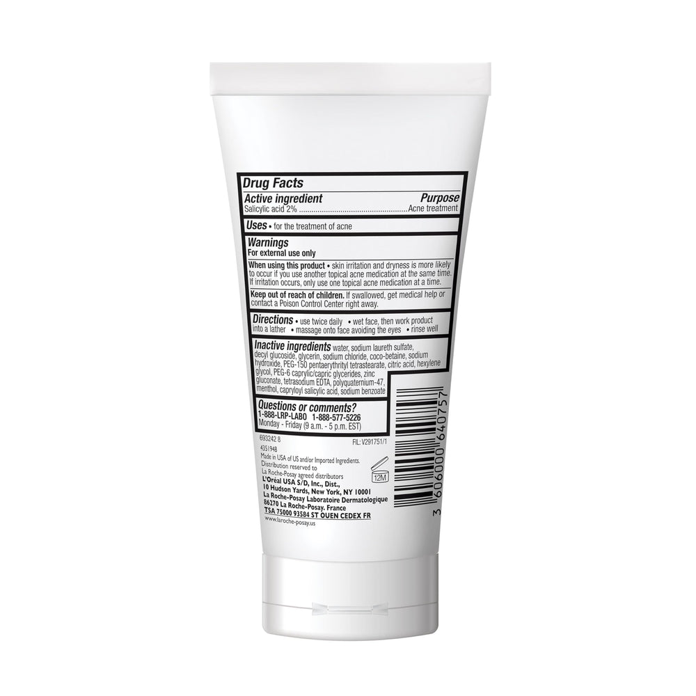 La Roche-Posay Effaclar gel envase práctico para dosificación diaria.