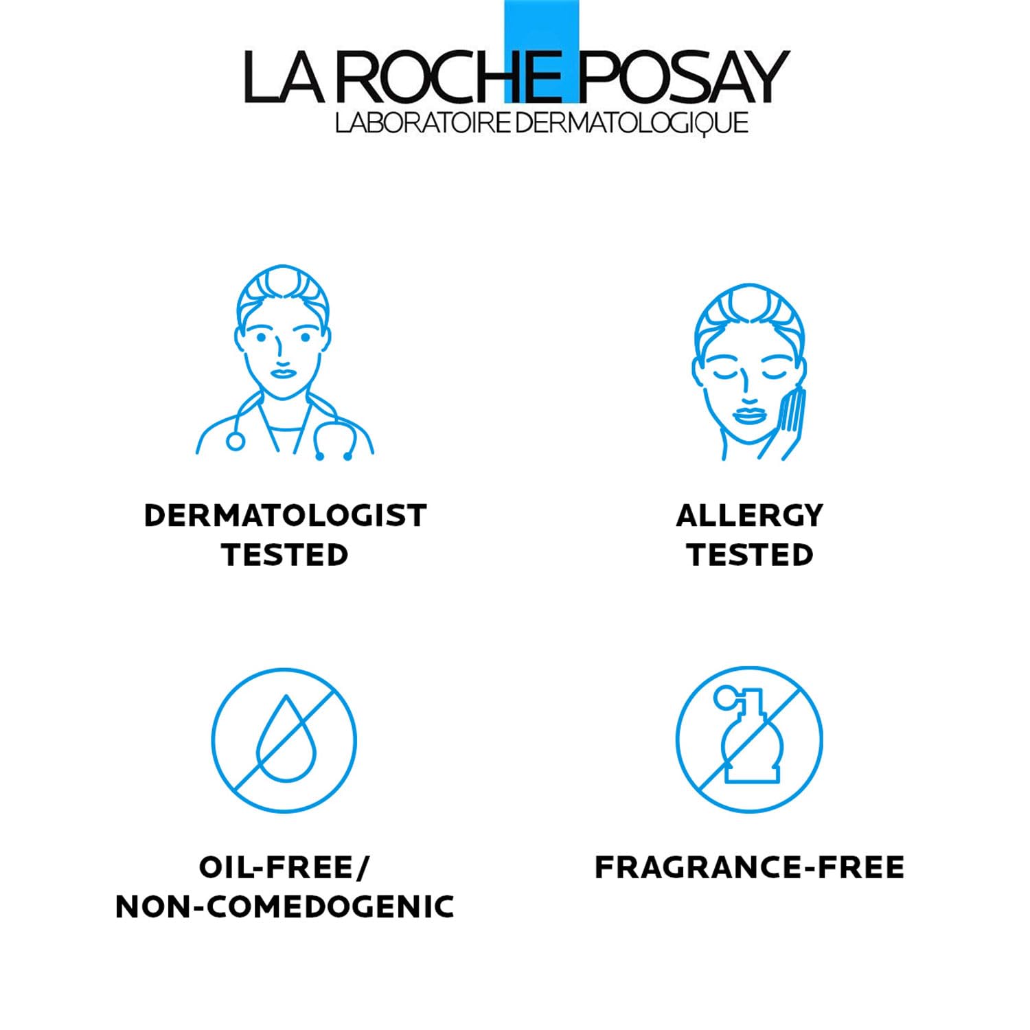 La Roche-Posay Effaclar gel con LHA exfolia suavemente impurezas.