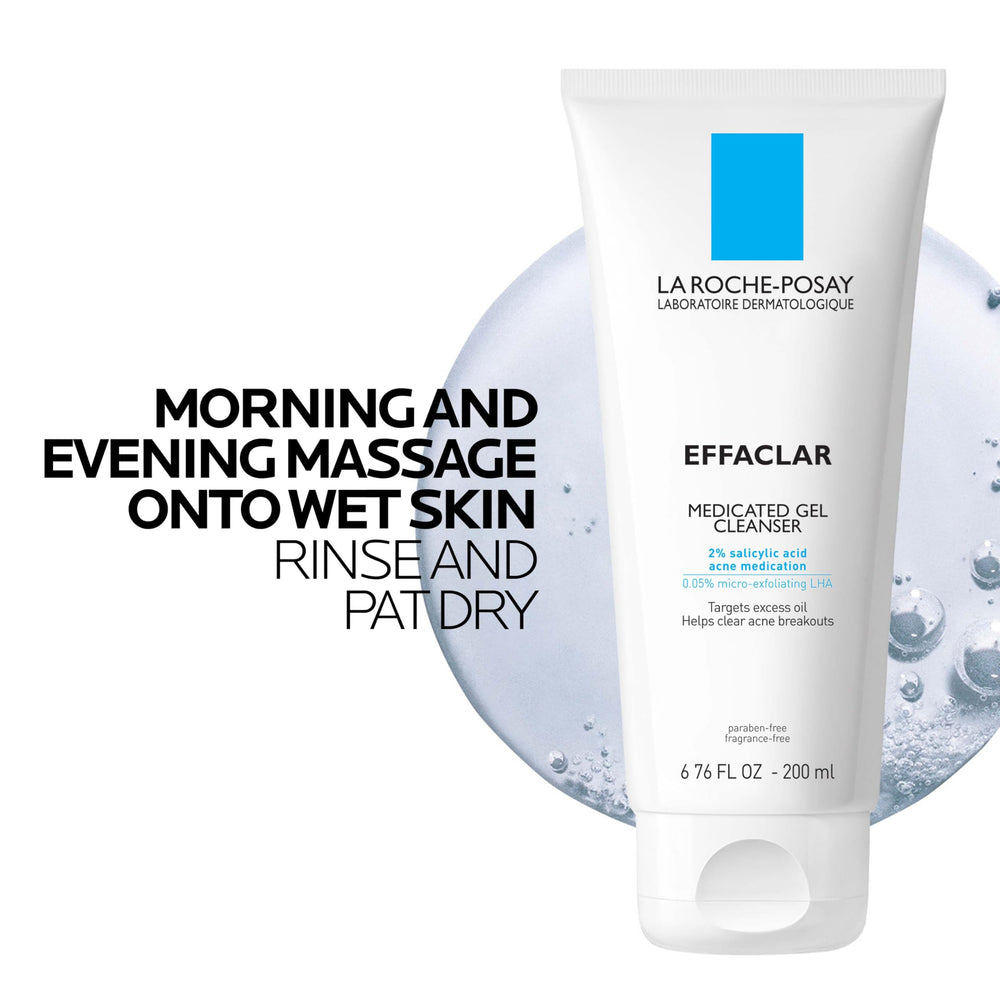 La Roche-Posay Effaclar gel uso diario para piel grasa.