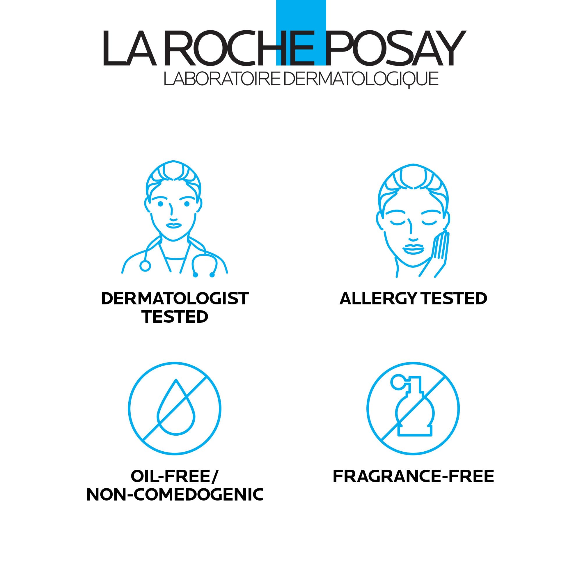 La Roche-Posay Effaclar oil-free clear gel texture.